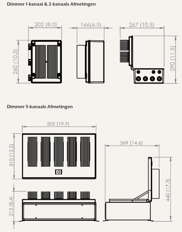 Bromic-heating-Afmetingen-Affinity-Dimmers©www.breedex.com