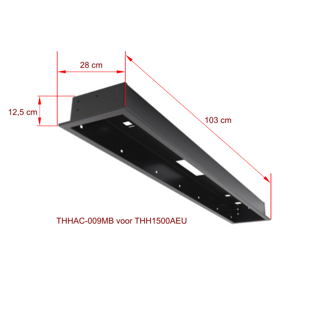 Heatstrip-THHAC-009MB-inbouwframe-maten-zwart©www.breedex.com