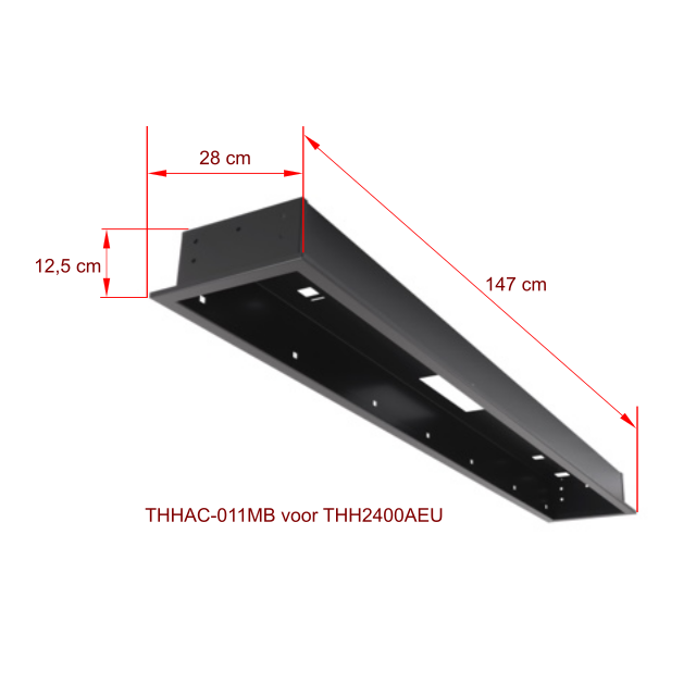 Heatstrip-THHAC-011MB-maten-zwart©www.breedex.com