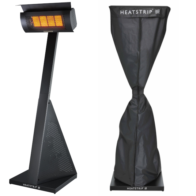 Heatstrip-gas-op-statief-met-hoes©www.terrasverwarmer.com